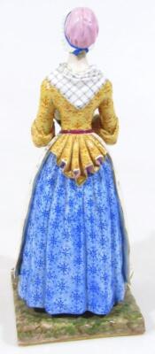 An early 19thC Meissen figure The Chocolate Lady - 3