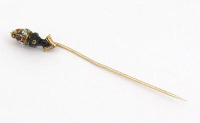 An early 20thC gold stick pin - 4