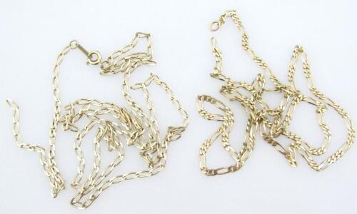 A slender link necklace