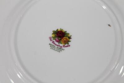 A Royal Albert Old Country Roses bone china part coffee service. - 3