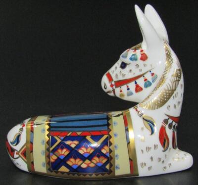 A Royal Crown Derby donkey paperweight - 2