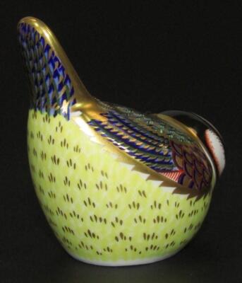 A Royal Crown Derby Goldcrest paperweight - 2