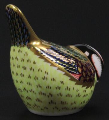 A Royal Crown Derby Goldcrest paperweight - 2