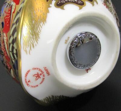 A Royal Crown Derby owl paperweight - 3