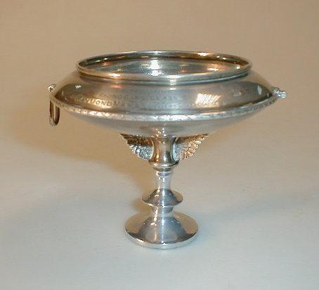 A George V silver trophy bowl