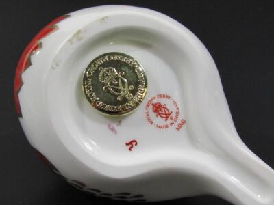 A Royal Crown Derby Robin paperweight - 3