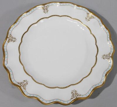 A Royal Crown Derby Lombardy pattern part tea service - 2