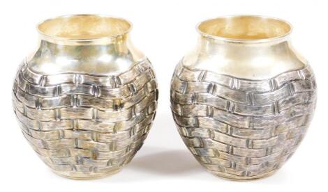 A pair of vases