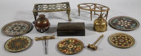 Various brassware