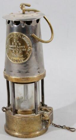 An Eccles 138 miner's lamp