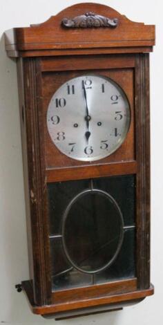 An early 20thC wall clock