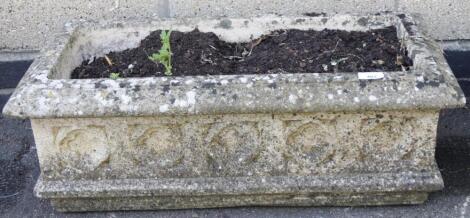 A countryside Cotswold range stone planter