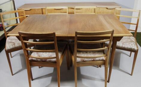 A 1970's Mackintosh teak dining room suite