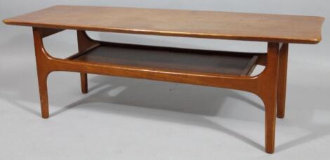 a 1970's Mackintosh style teak coffee table