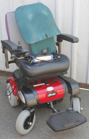 A Drive Sun Fire Plus GT four wheeled electrical mobility wheel chair