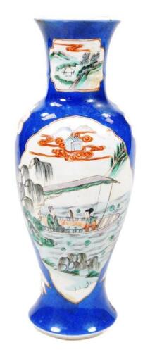 A Chinese porcelain vase