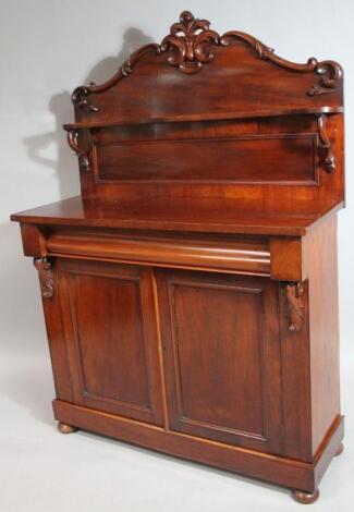 A Victorian mahogany chiffonier