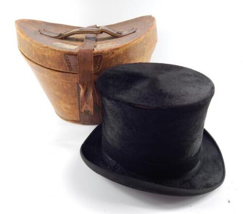 A McQueen & Co black top hat
