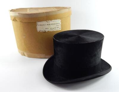 A Battersby & Co black top hat