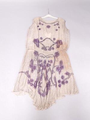 An early 20thC flapper dress