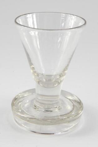 A Georgian late 18thC toasting glass