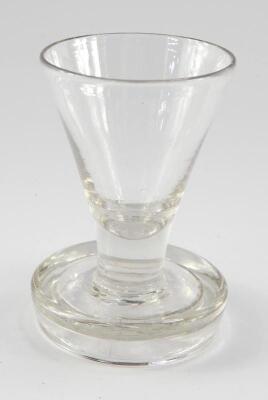 A Georgian late 18thC toasting glass