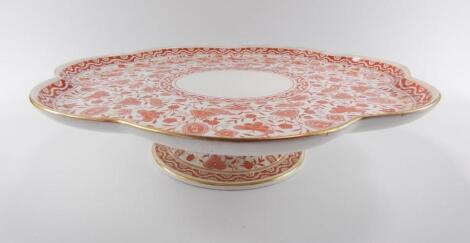 A Royal Crown Derby porcelain lazy Susan