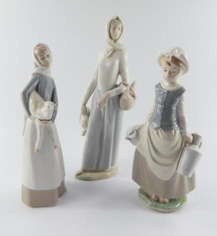 Two Lladro porcelain figures