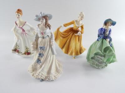 Three Royal Doulton figures