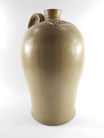 A Victorian stoneware flagon