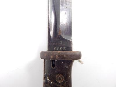 A Clement & Jung WWII bayonet - 2