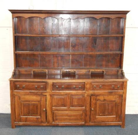 A George III oak dresser