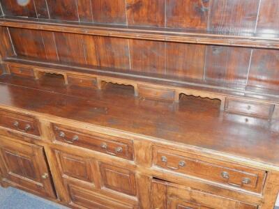 A George III oak dresser - 2