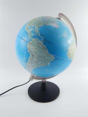 A Tecnodidattica illuminated terrestrial globe