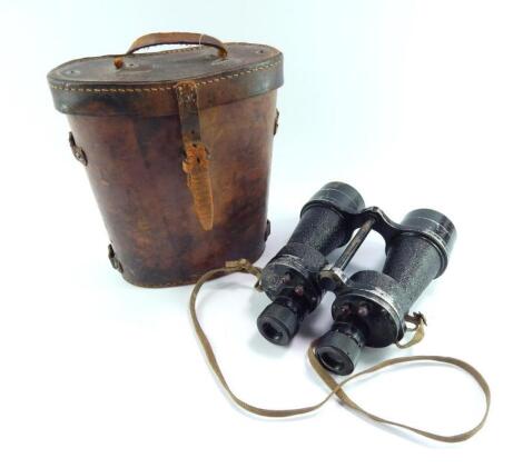 A pair of WWII marine binoculars