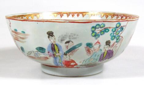 A hand painted Cantonese bowl