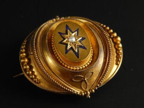 A Victorian brooch