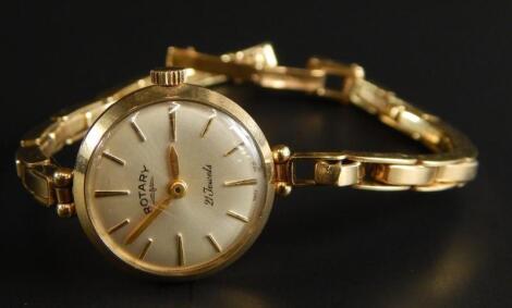 A Rotary 9ct gold ladies wristwatch