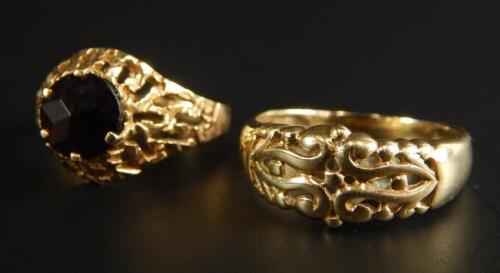 Two dress rings