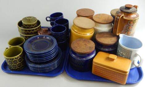 A quantity of retro style ceramics