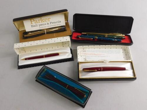 A collection of fountain pens