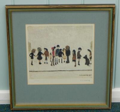 ‡Laurence Stephen Lowry (1887-1976). Group of children - 2