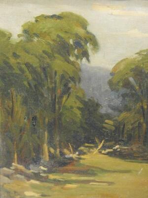 Raymond Perry. Woodland scene