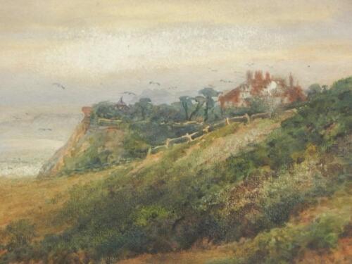 19thC British School. Coastal landscape