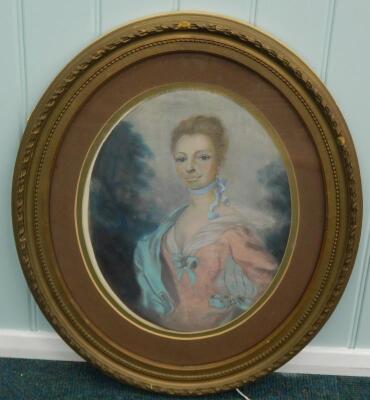 19thC School. Portrait of a lady - 2