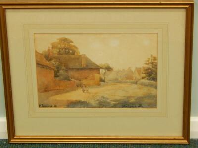 M Townsend (19th/20thC). Orton Longueville - 2