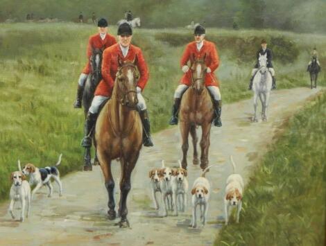 Colin Clarke (20thC). The Hunt