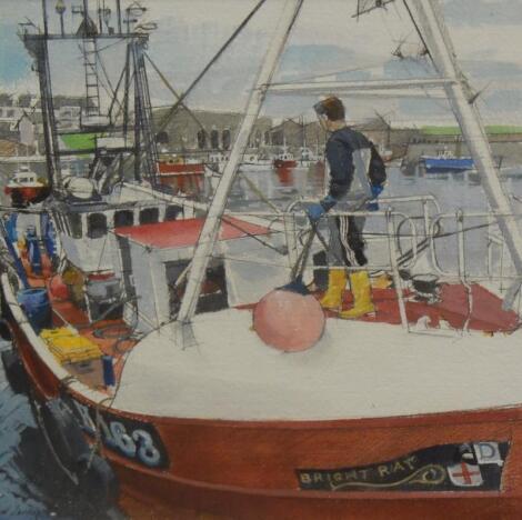 Ivan Lapper. Fishing boat seahouses