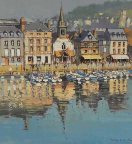 Robert King (b.1936). September light Honfleur