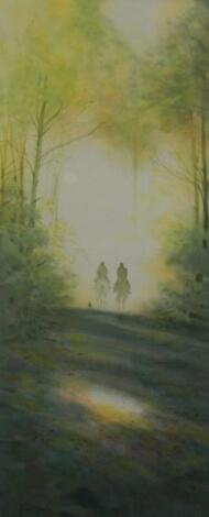 Anne Cherry. Early morning ride